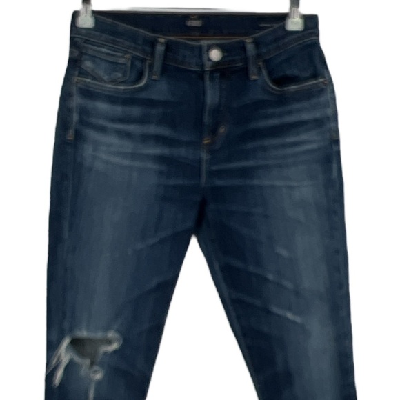 Agolde Sophie distressed High Rise Skinny Cropped Jeans Size 26 - Picture 3 of 15